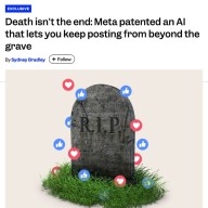 Meta Patents AI System to Manage Social Media Accounts of Deceased Users