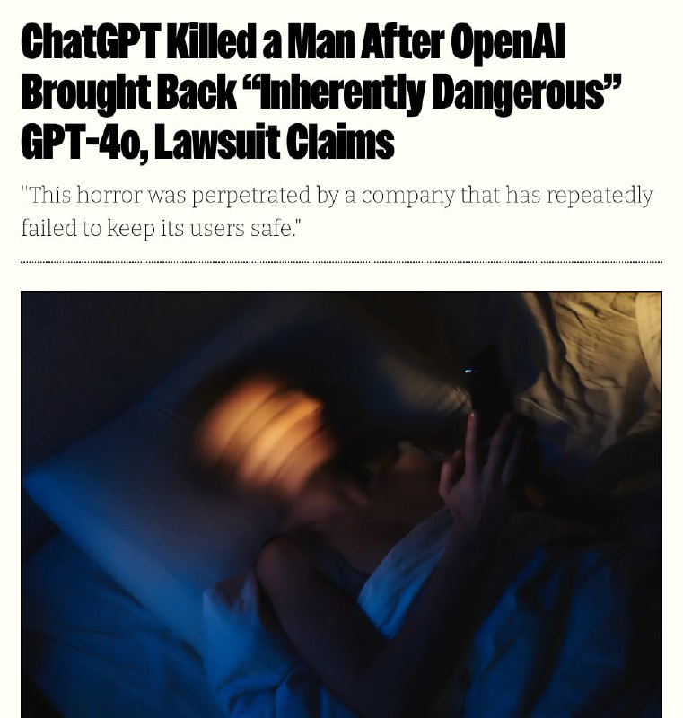 OpenAI Faces Lawsuit Following ChatGPT-Related Suicide: AI Safety Concerns Escalate