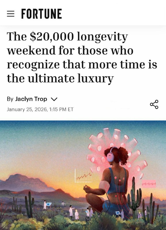 US Launches $20K Longevity Retreats: Biohacking Vacations Replace Traditional Time Off