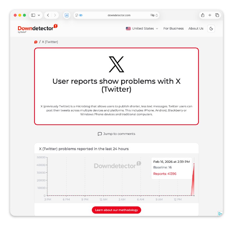 Global X (Twitter) Outage: Over 40,000 Users Report Access Issues