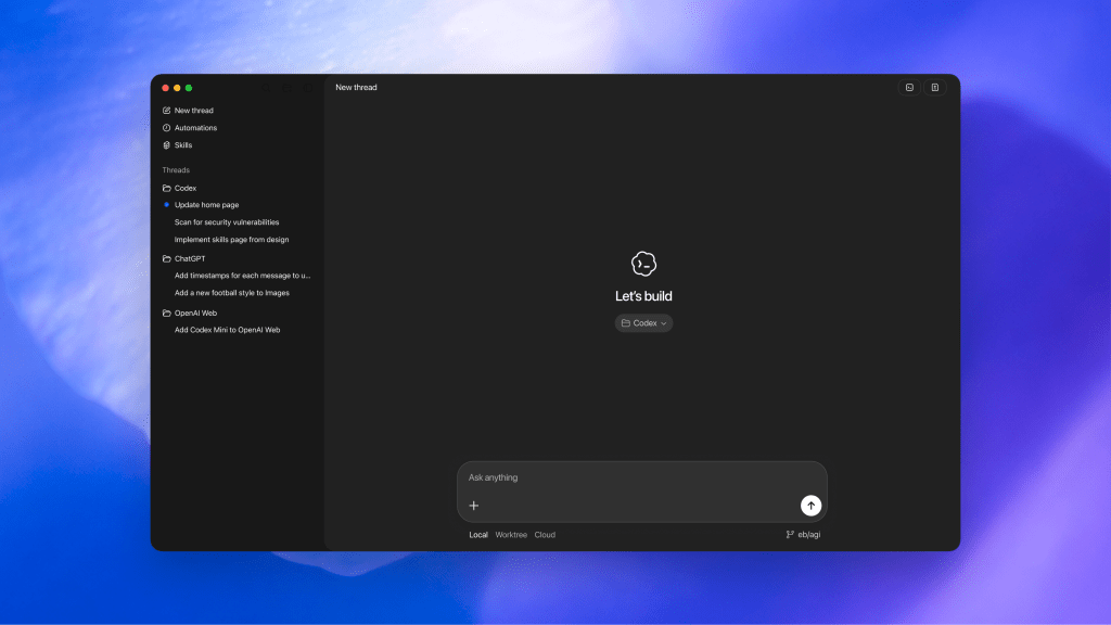 OpenAI Releases Native MacOS Application for Agentic Code Development