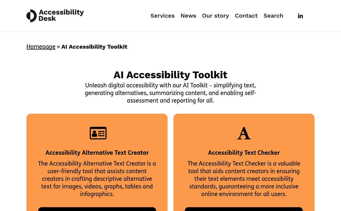 Accessibility Desk