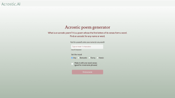 Acrostic AI