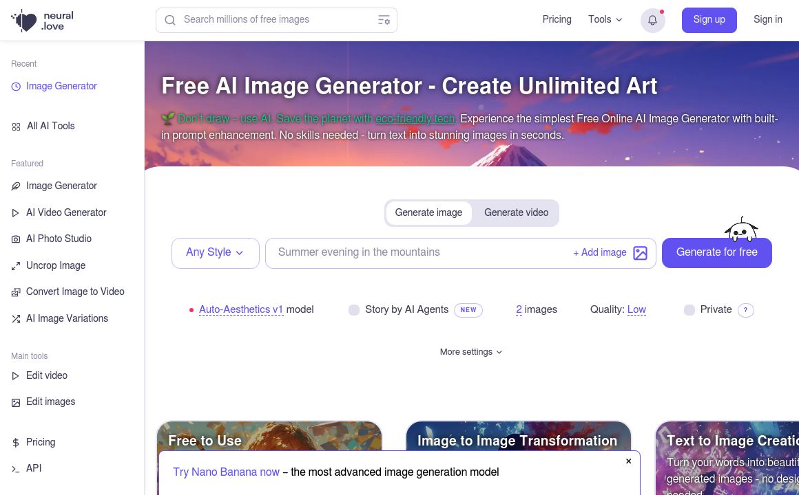 AI Art Generator By neural.love