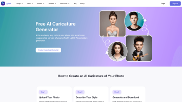 AI Caricature Generator By LightX