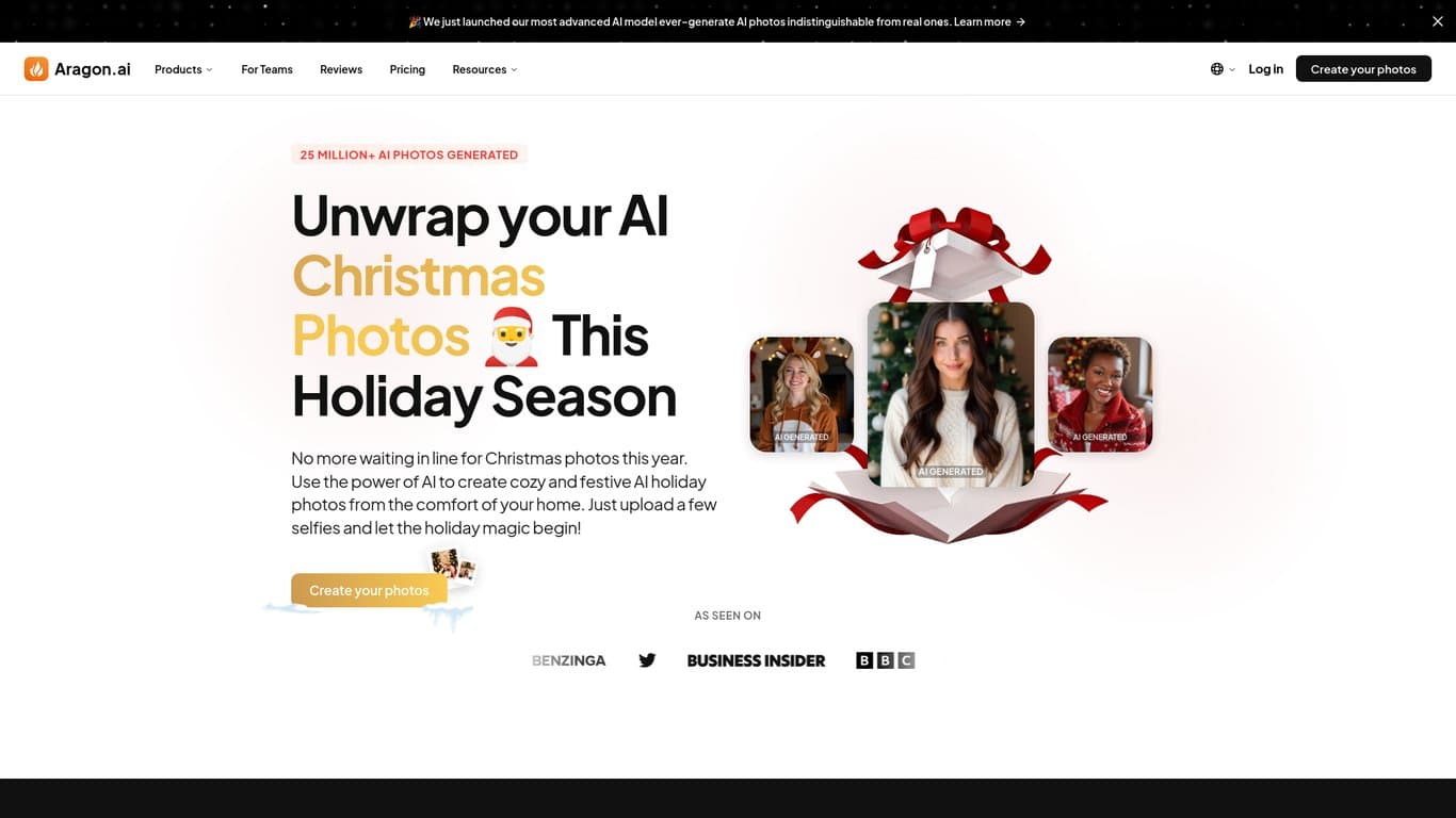 AI Christmas Photo Generator