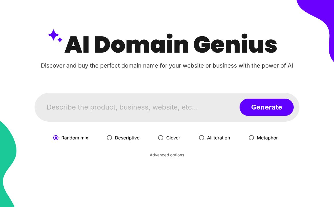 AI Domain Genius