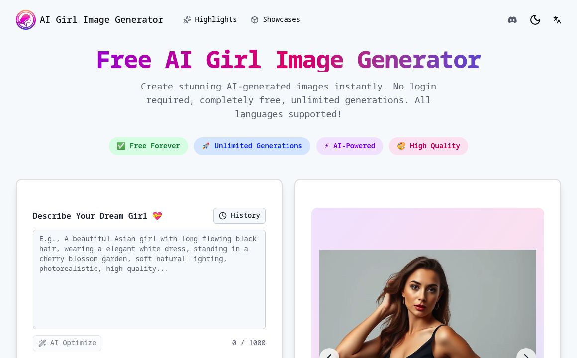 AI Girl Generator