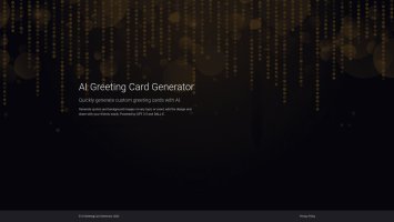 AI Greeting Card Generator