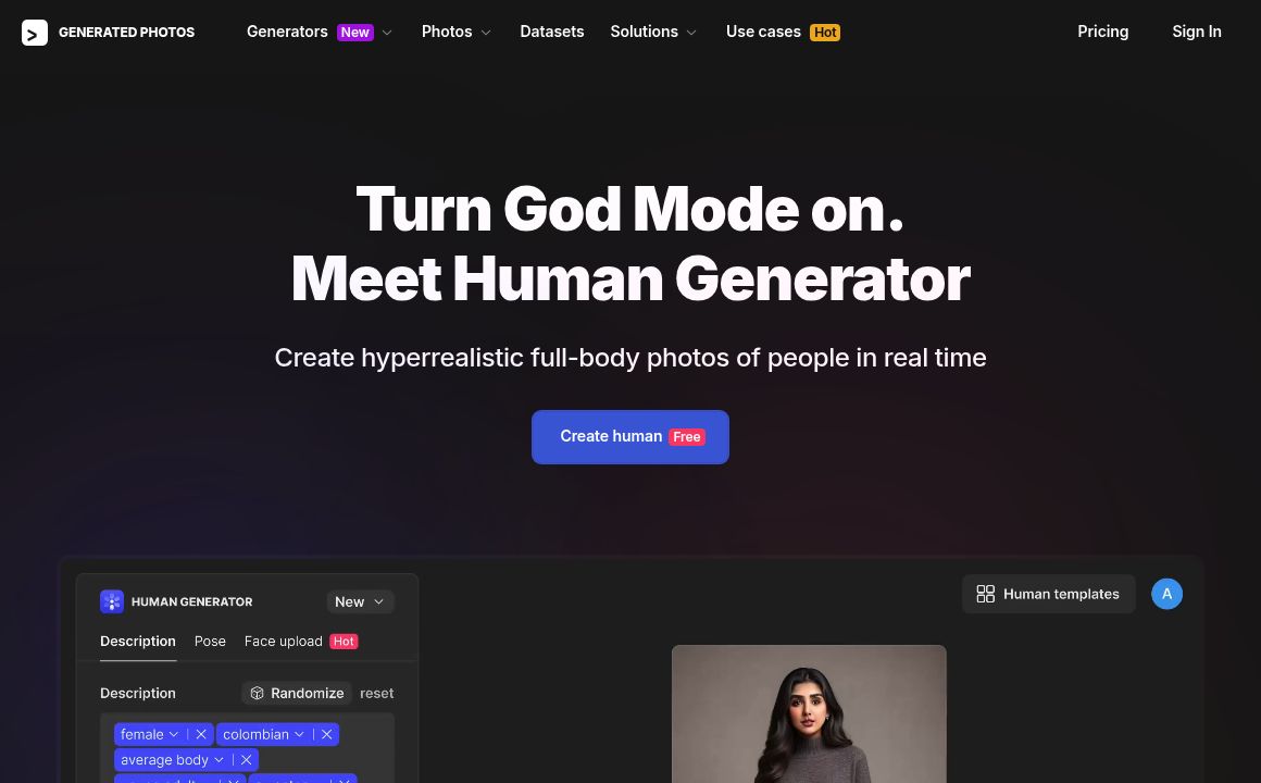 AI Human Generator