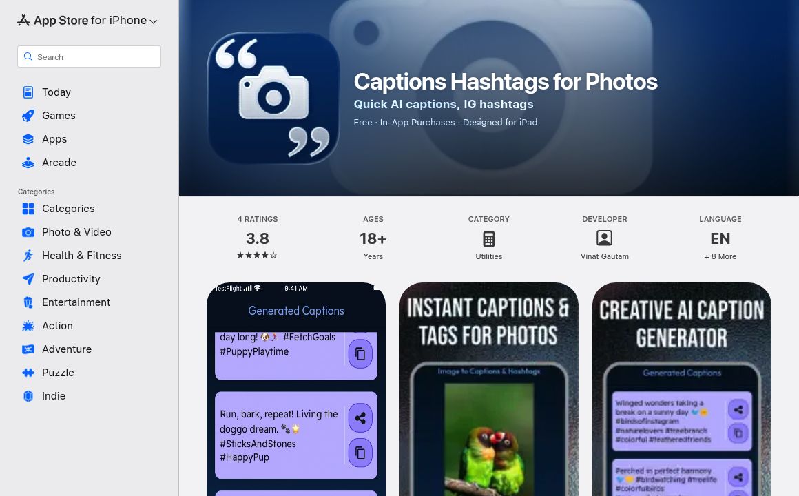 AI Image to Caption Generator