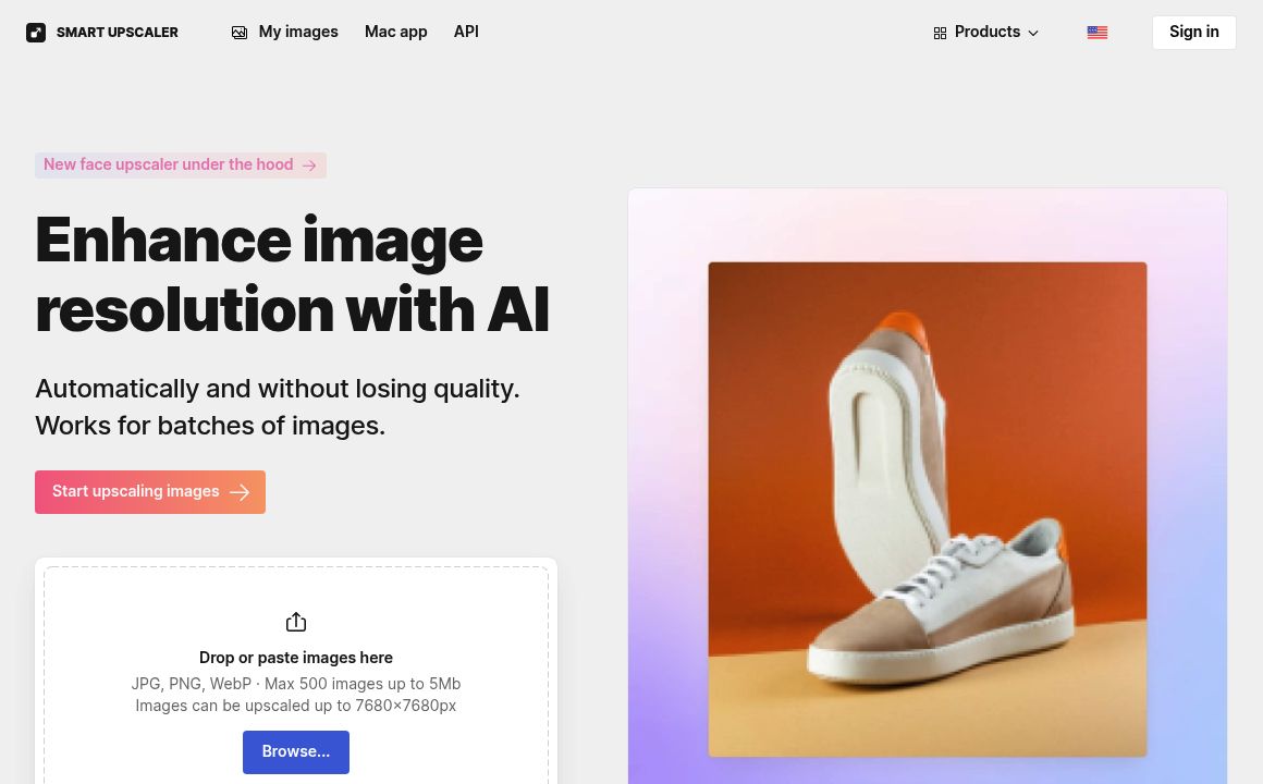 AI Image Upscaler - Icons8