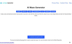 AI Maze generator