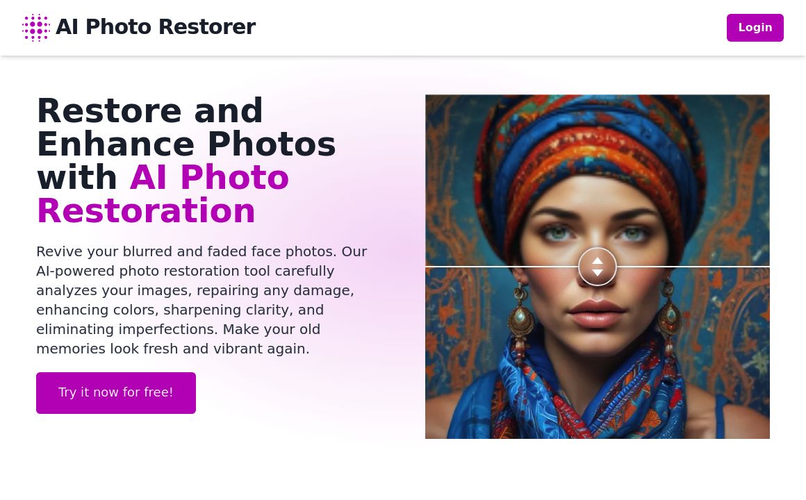 AI Photo Restorer