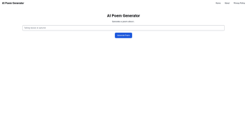 AI Poem Generator