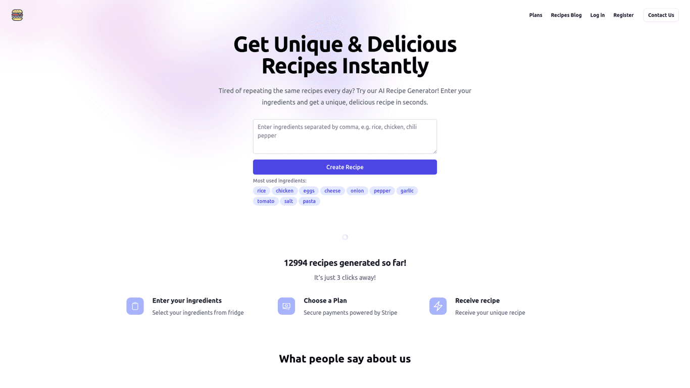 AI Recipe Generator