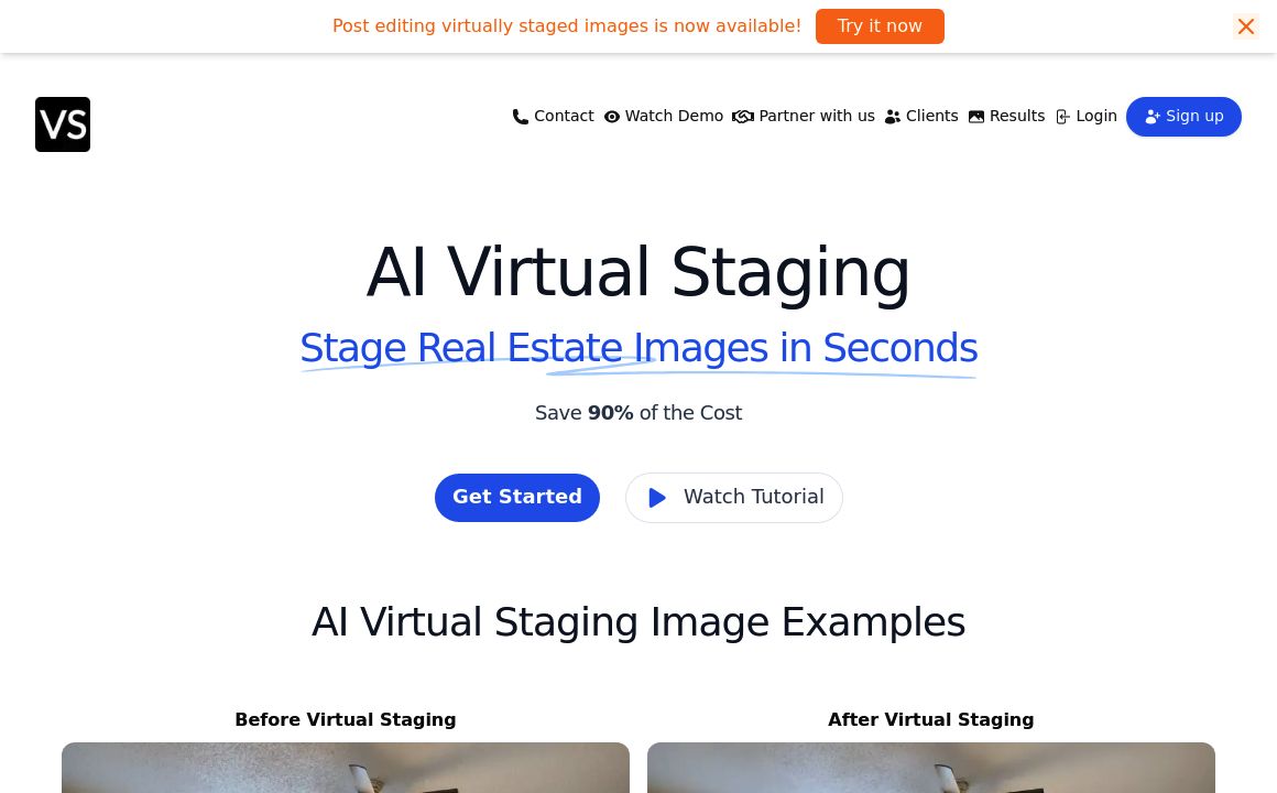AI Virtual Staging