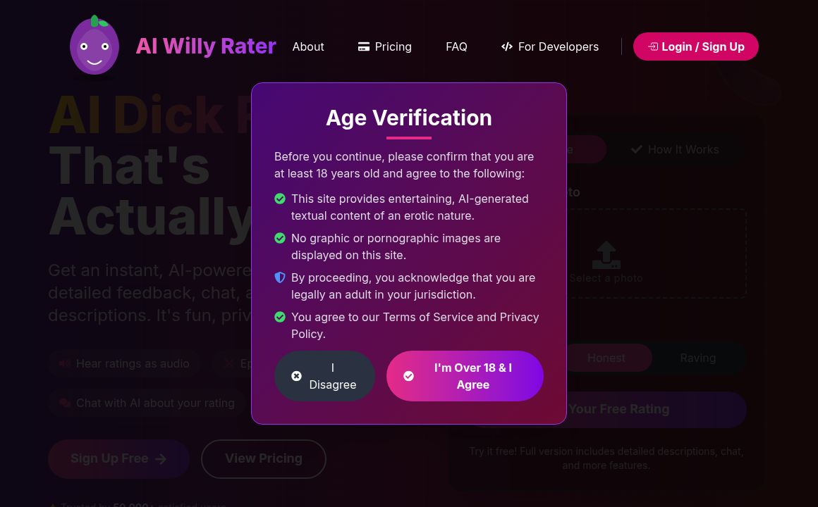 AI Willy Rater