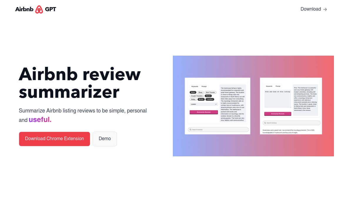 Airbnb Review Summarizer