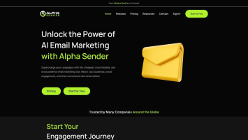 Alpha Sender