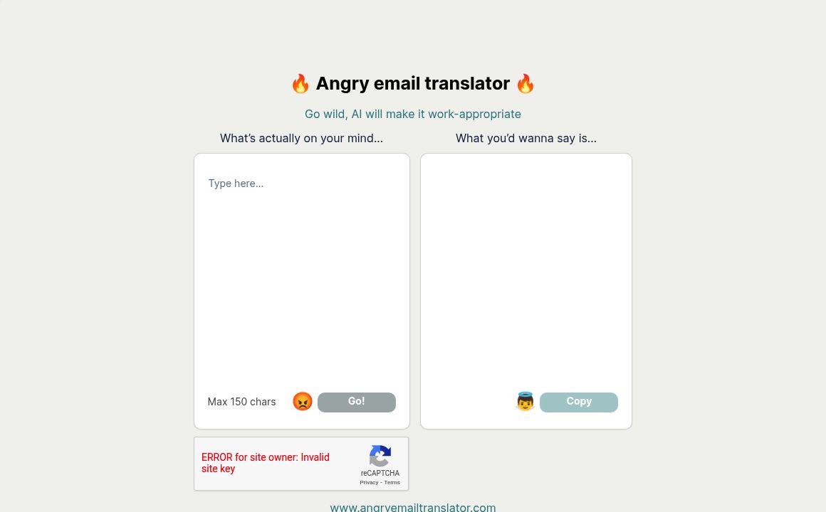 Angry email translator