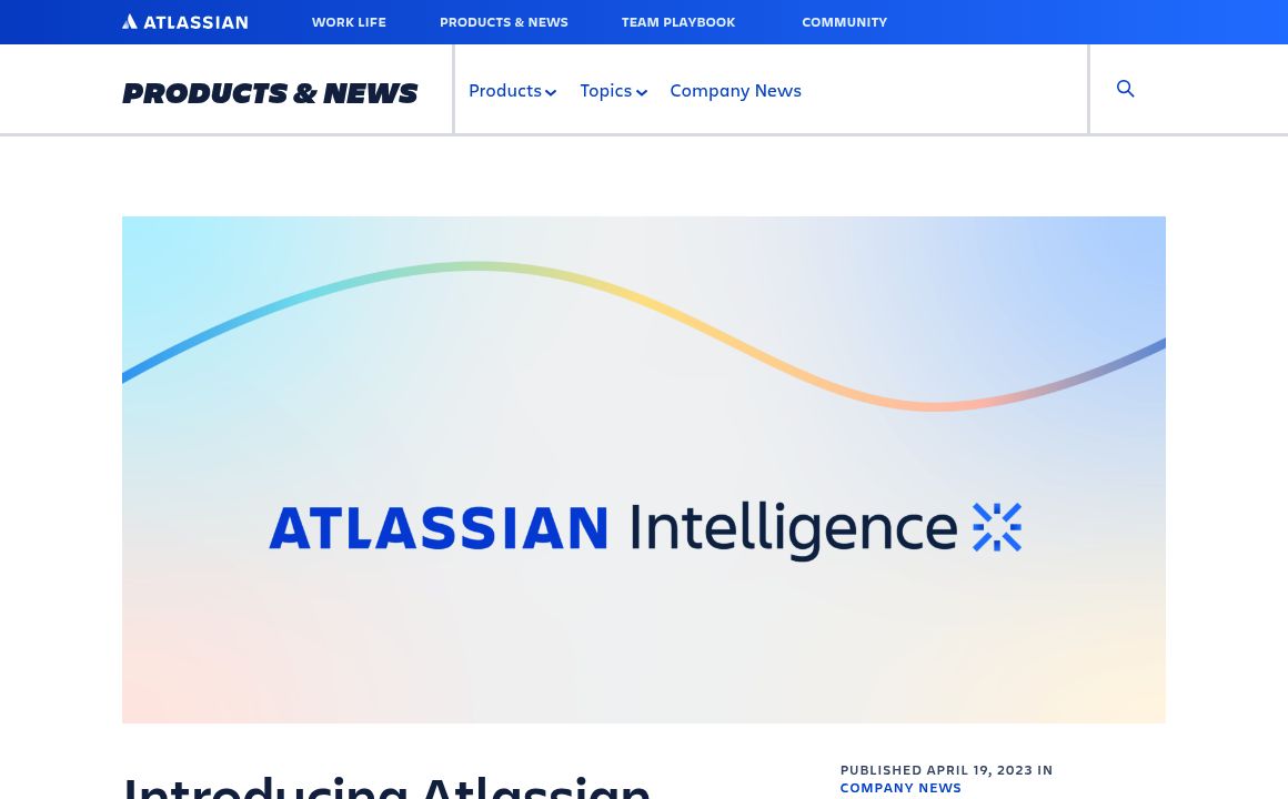 Atlassian Intelligence
