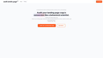 Audit Landing Page