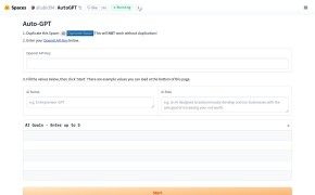 AutoGPT (Hugging Face)