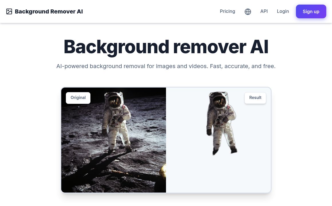 Background remover AI
