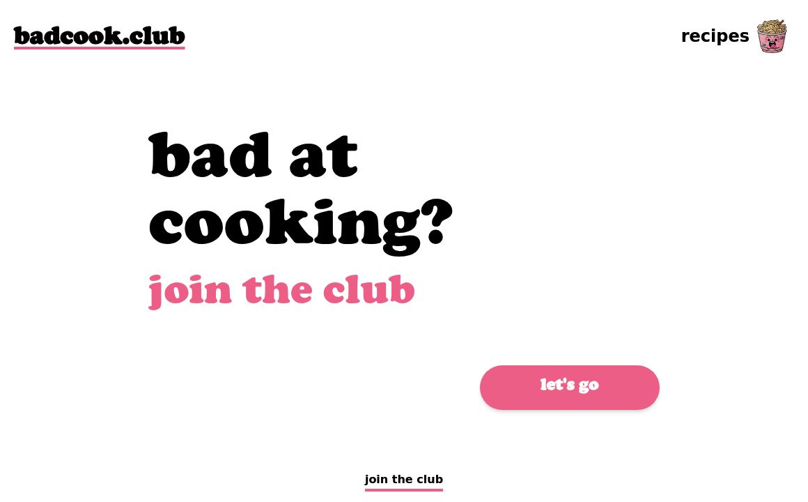 Bad Cook Club