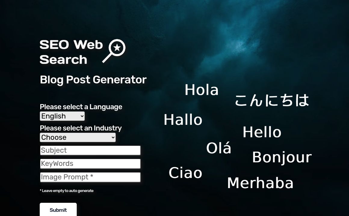 Blog Post Generator