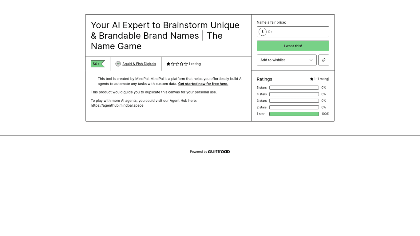 Brand Name Brainstormer