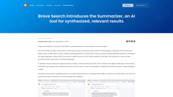Brave Search Summarizer