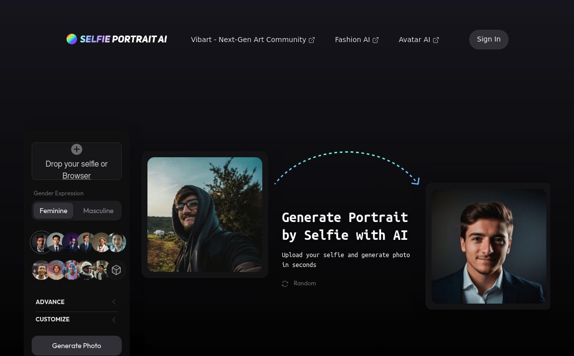 Business Portrait AI