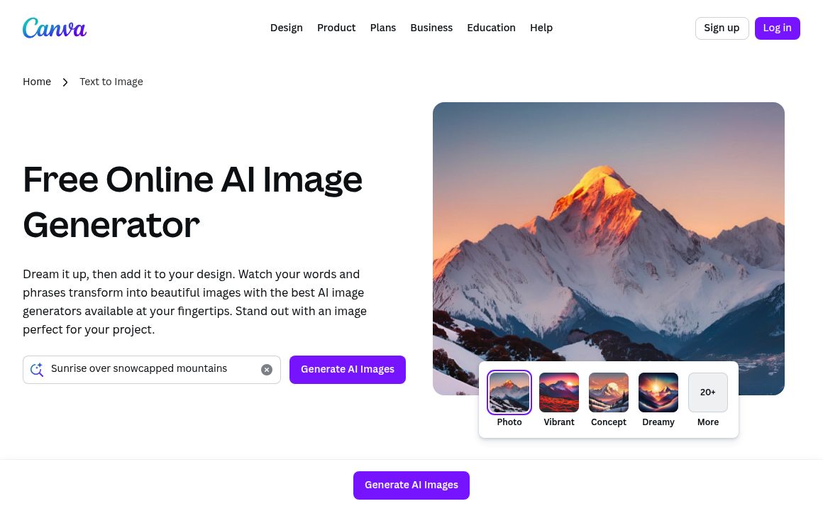 Canva Image Generator