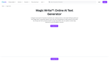 Canva Magic Write