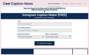 Caption Generator Tool