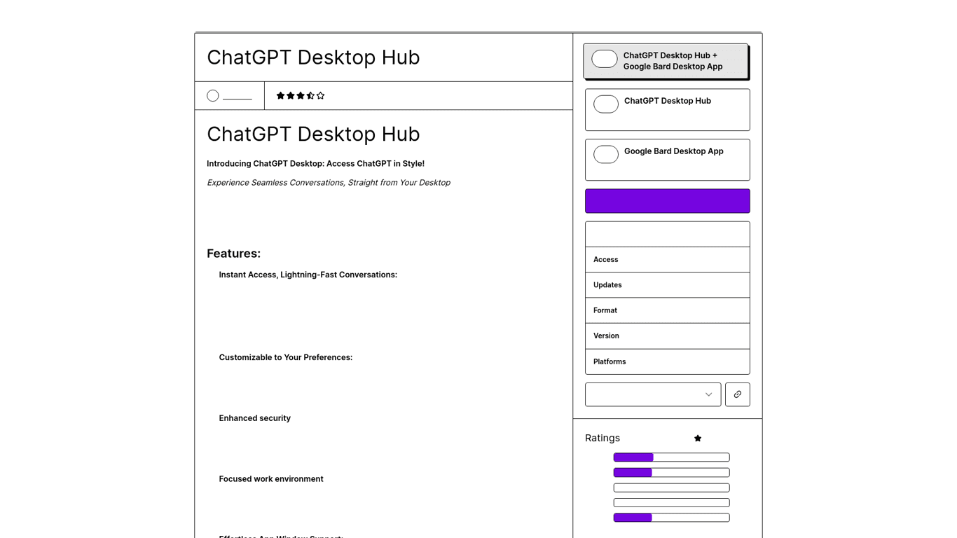 ChatGPT Desktop Hub