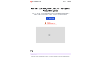 ChatGPT for YouTube