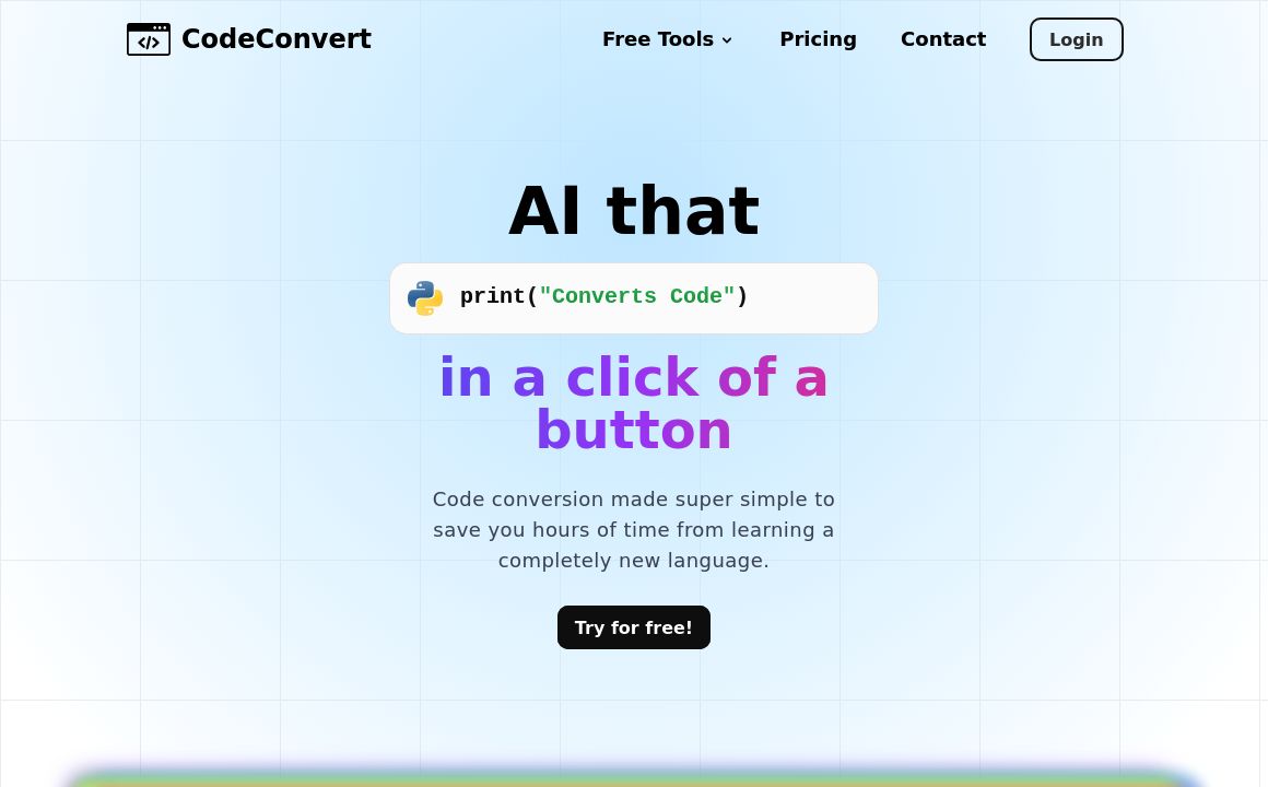CodeConvert AI