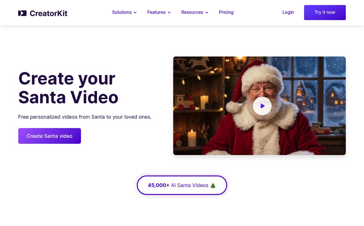 CreatorKit AI Santa Video