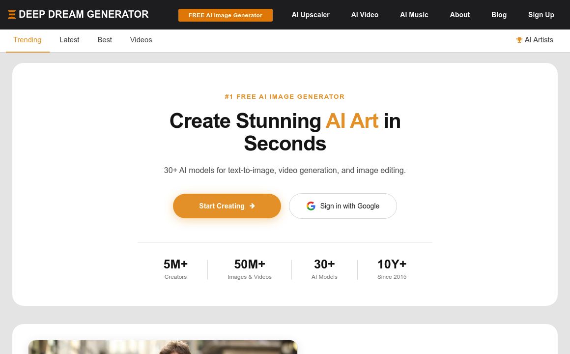 Deep Dream Generator