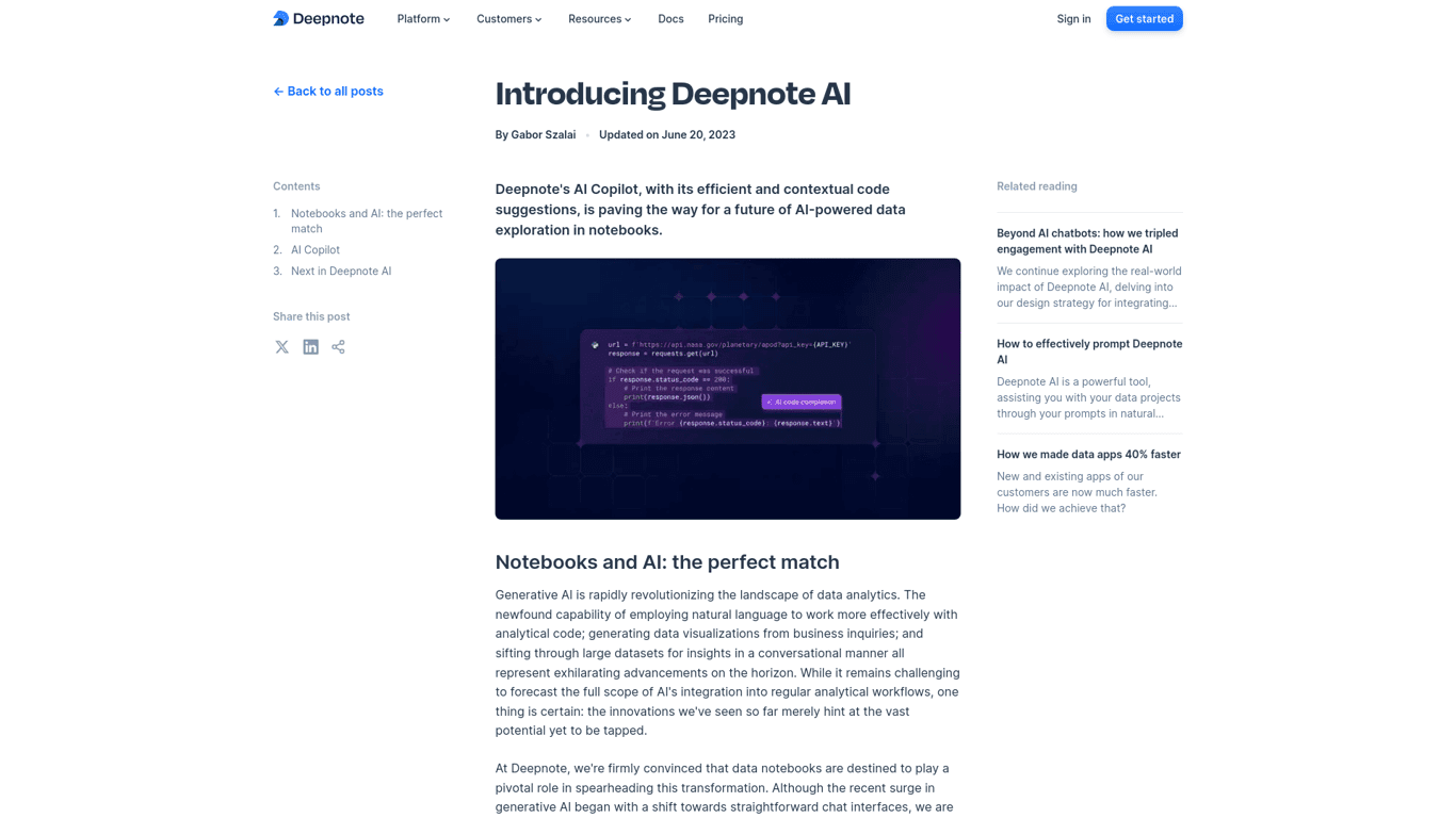 Deepnote Copilot