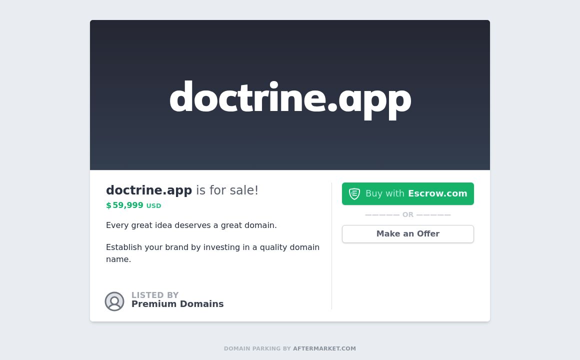 Doctrine