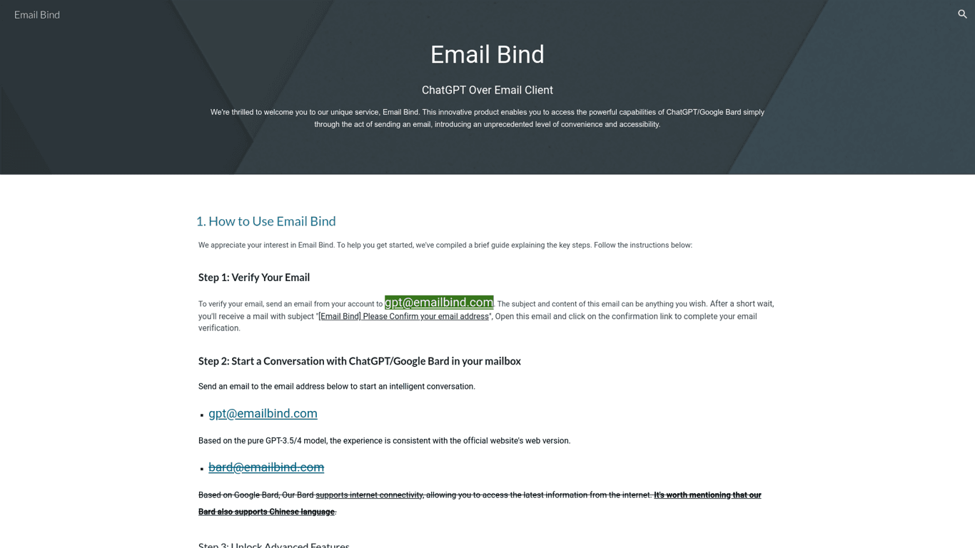 Emailbind