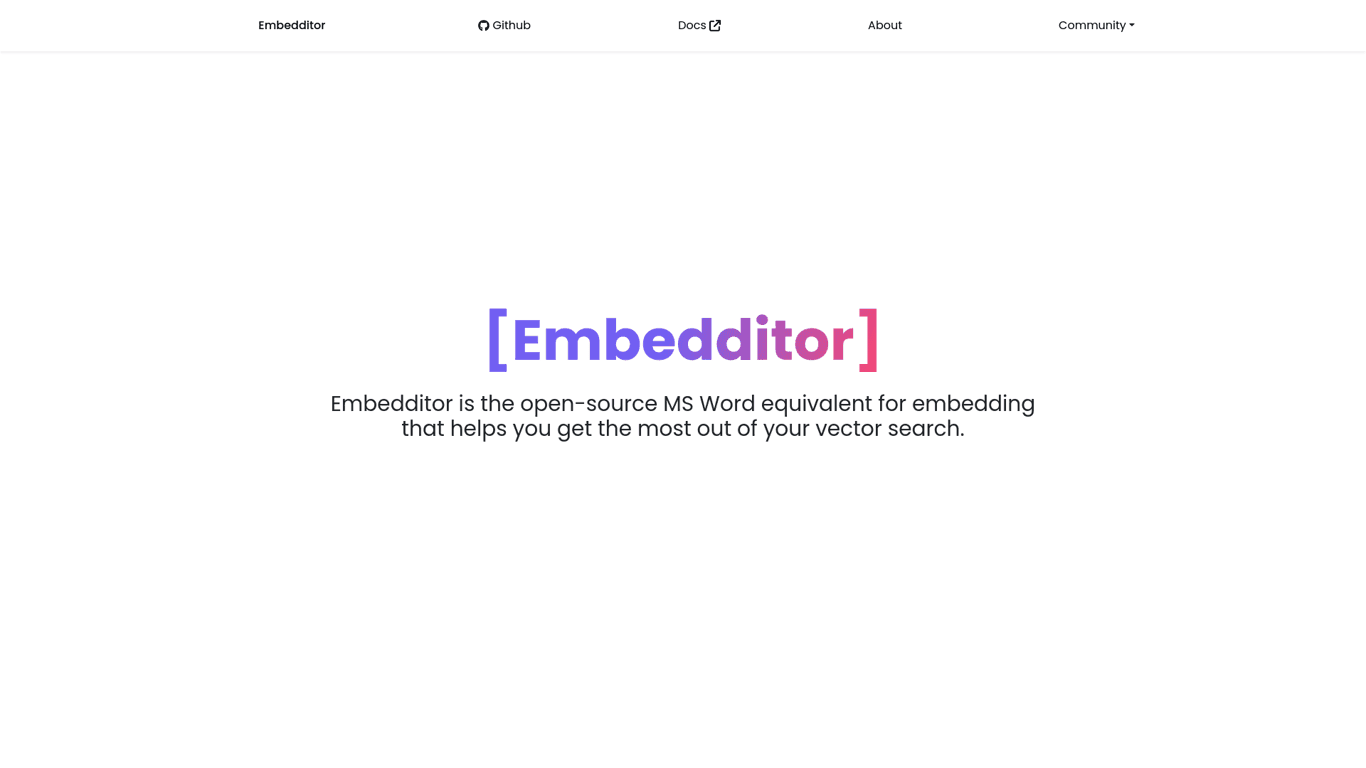 Embedditor