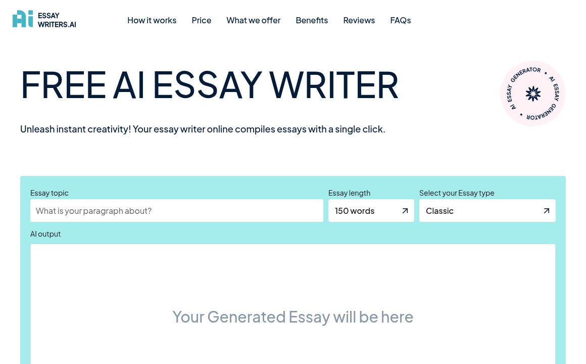 Essay Writer AI