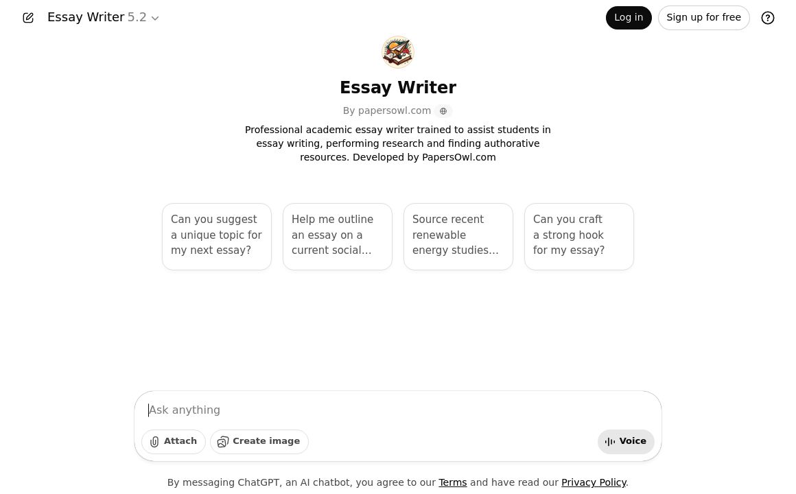 Essay Writer GPT