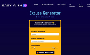 Excuse Generator