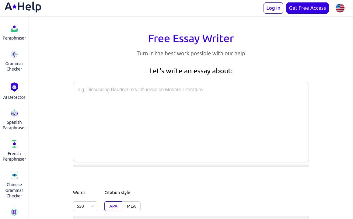 Free Essay Generator